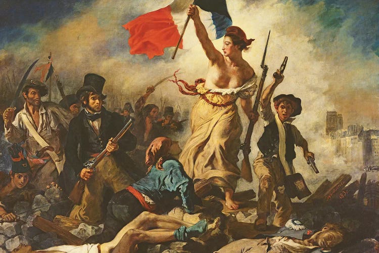 Liberty Leading the People, 28 July 1830, c.1830-31   by Ferdinand Victor Eugene Delacroix wall art