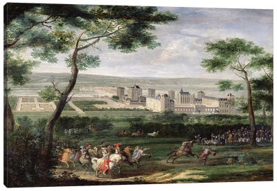 View of the Chateau de Vincennes, c.1665  Canvas Art Print