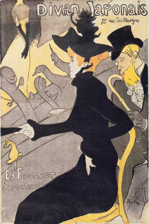 Poster advertising 'Le Divan Japonais', 1892 