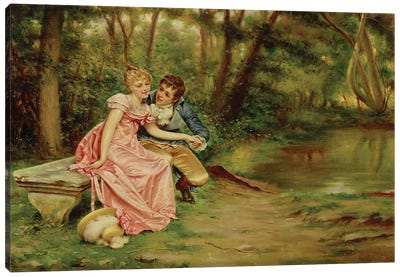 The Lovers  Canvas Art Print