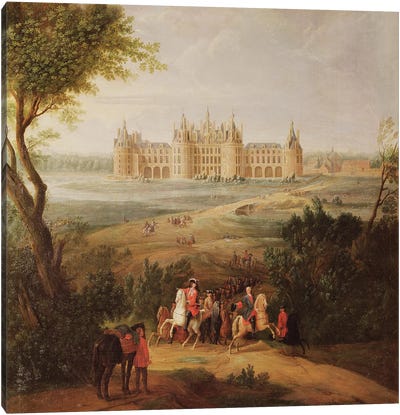 The Chateau de Chambord, 1722  Canvas Art Print