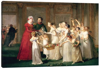 The Arrival of Marie-Louise de Habsbourg-Lorraine  Canvas Art Print