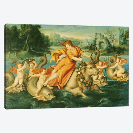 The Rape of Europa  Canvas Print #BMN2267} by French School Art Print