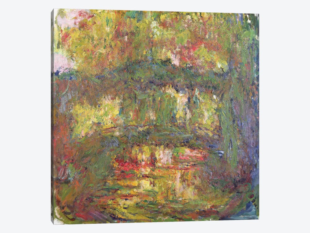 The Japanese Bridge at Giverny, 1918-24  by Claude Monet 1-piece Canvas Print