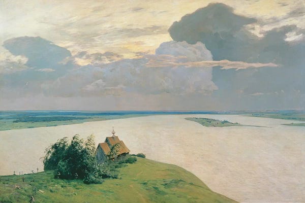 Realism: Above the Eternal Peace, 1894  by Isaak Ilyich Levitan
