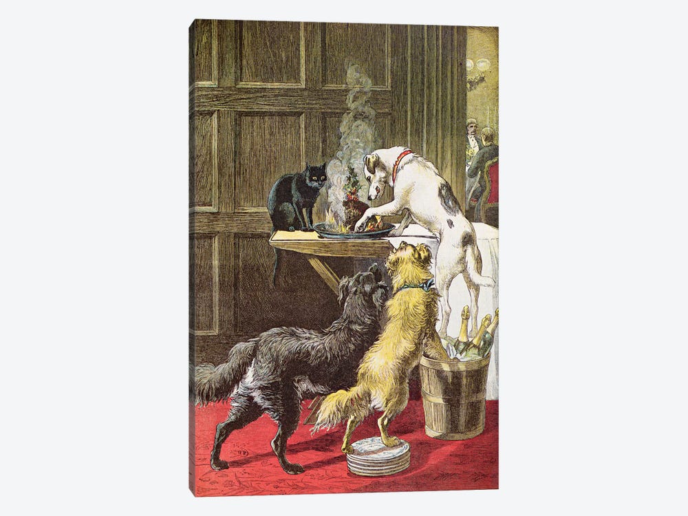 Christmas Day: The Uninvited  by Samuel Edmund Waller 1-piece Canvas Wall Art