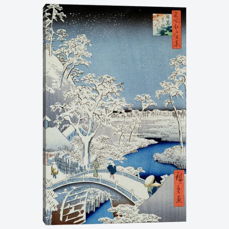 Winter Landscape  Canvas Print #BMN2289} by Japanese School Canvas Wall Art