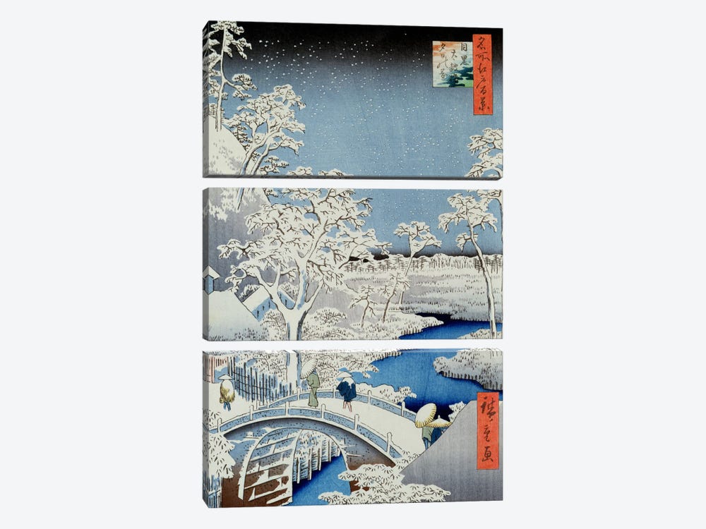 Winter Landscape  by Japanese School 3-piece Art Print
