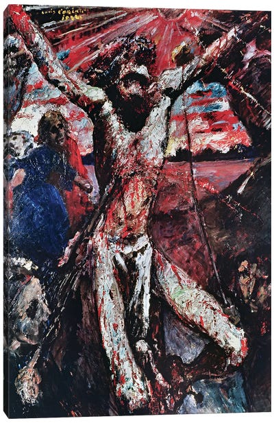 The Red Christ, 1922  Canvas Art Print - Religious Figure Art