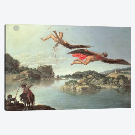 The Fall of Icarus  Canvas Print #BMN2304} by Carlo Saraceni Canvas Artwork