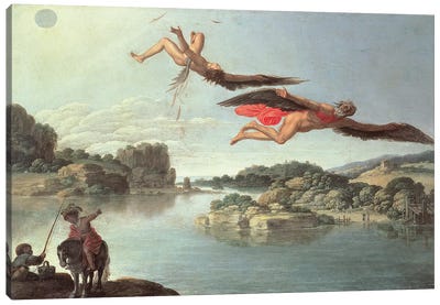 The Fall of Icarus  Canvas Art Print
