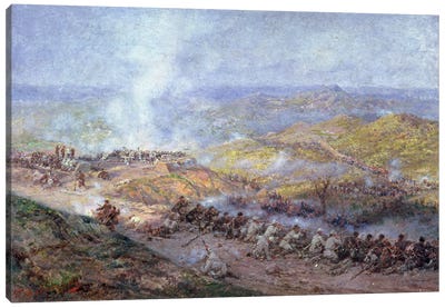 A Scene from the Russo-Turkish War in 1877-78, 1884  Canvas Art Print