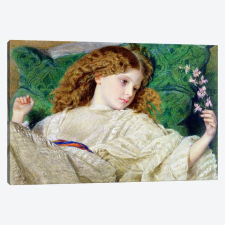 Dreams, c.1861  Canvas Print #BMN2324} by Sir Frederick William Burton Canvas Artwork