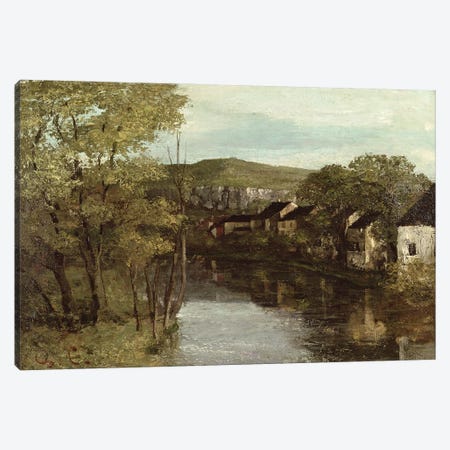 The Reflection of Ornans, c.1872  Canvas Print #BMN2337} by Gustave Courbet Art Print