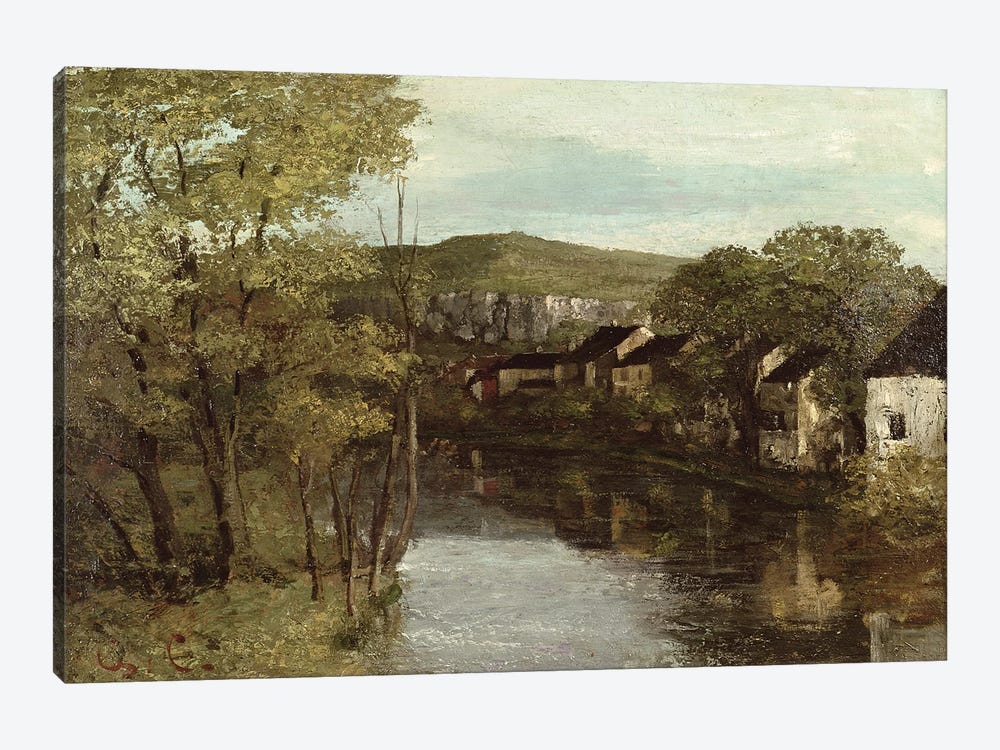 The Reflection of Ornans, c.1872  by Gustave Courbet 1-piece Canvas Print
