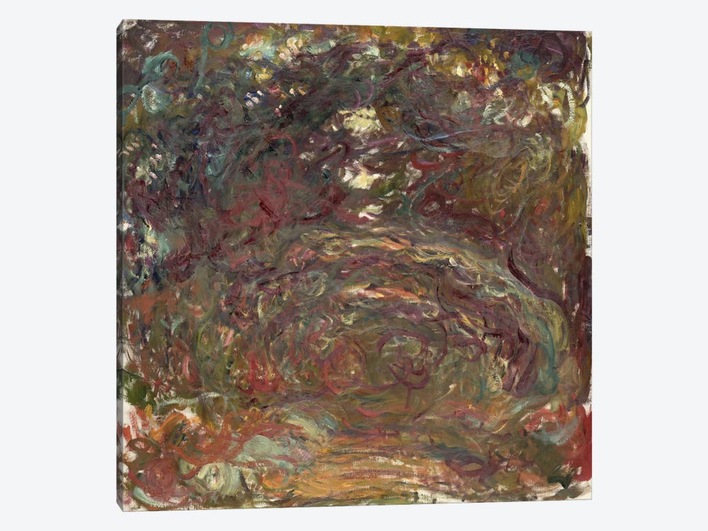 The Rose Path, 1920-22  by Claude Monet 1-piece Canvas Wall Art