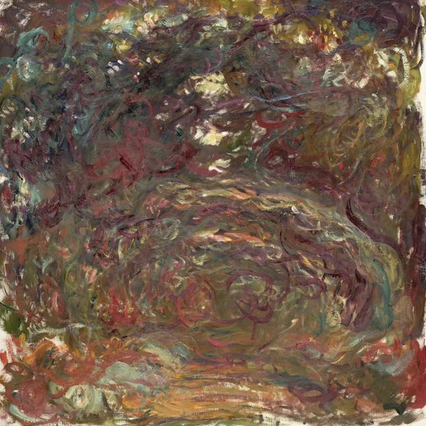 Claude Monet: The Rose Path, 1920-22  by Claude Monet