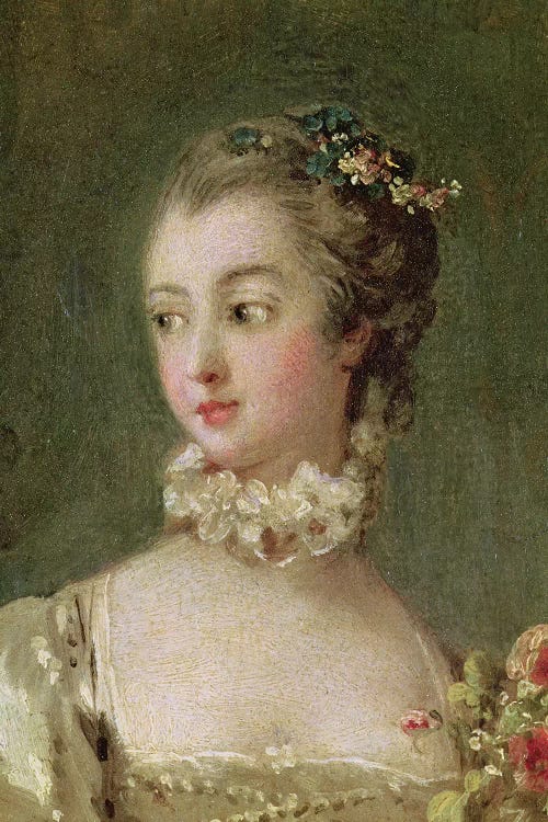 Detail Of Head & Shoulders, Madame de Pompadour 