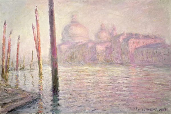 Claude Monet: View of Venice, 1908  by Claude Monet