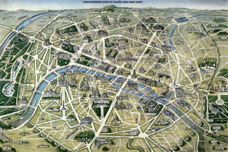 Plan de Paris Galeries Lafayette • evermaps