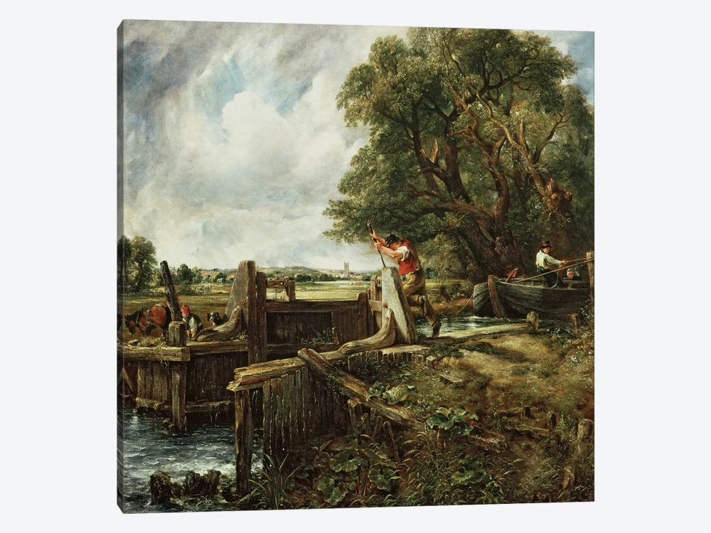 The Lock, 1824  by John Constable 1-piece Art Print
