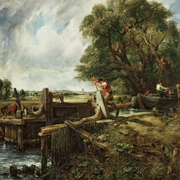 John Constable: The Lock, 1824  by John Constable