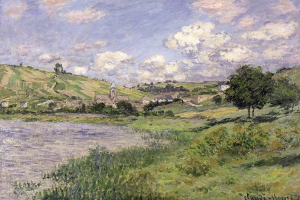 All Things Monet: Landscape, Vetheuil, 1879  by Claude Monet