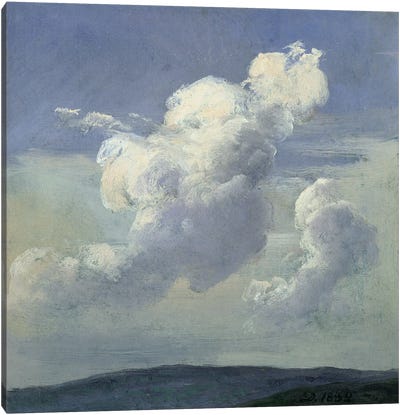Cloud Study, 1832  Canvas Art Print - Sky Art