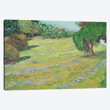 Field in Sunlight, 1888  Canvas Print #BMN2387} by Vincent van Gogh Canvas Art