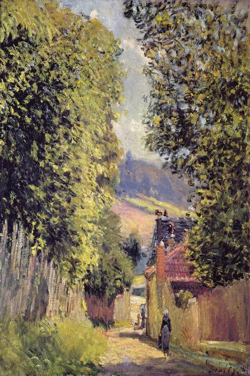 A Road in Louveciennes, 1883 