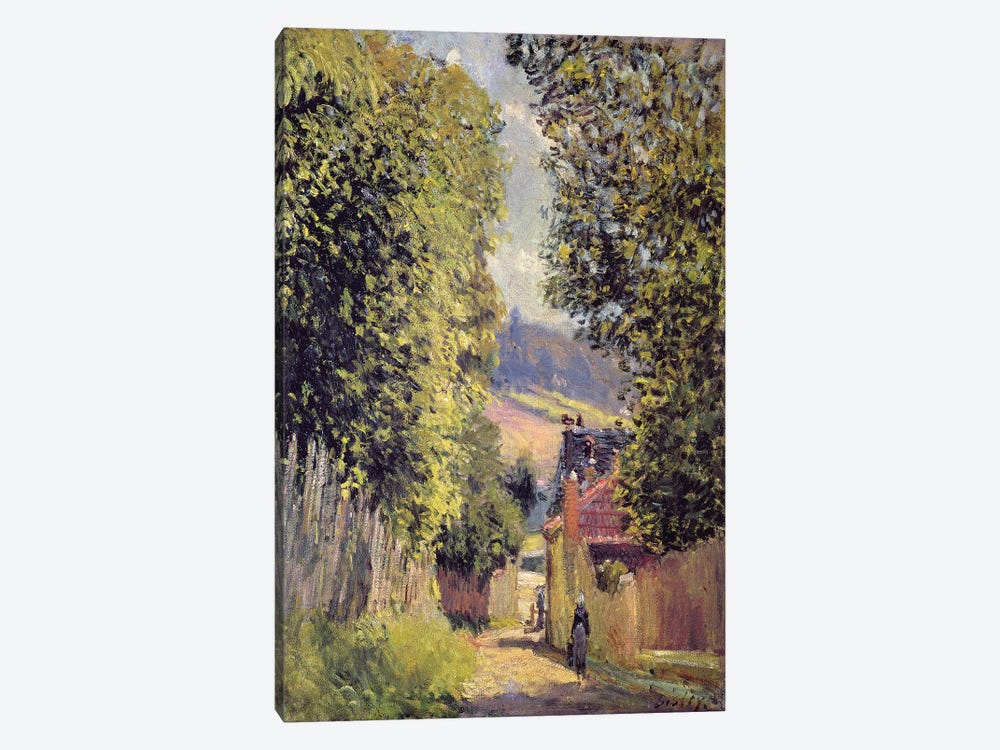 A Road in Louveciennes, 1883  1-piece Canvas Art Print