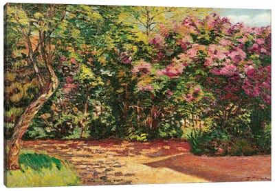 Lilac, the Artist's Garden  Canvas Art Print