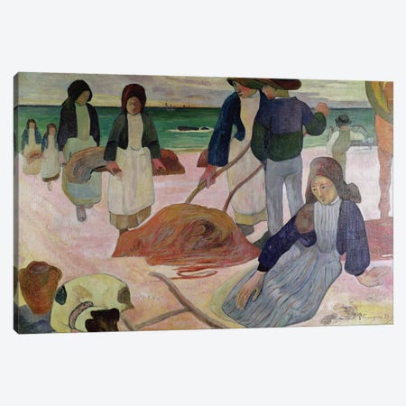 Seaweed Gatherers, 1889  Canvas Print #BMN240} by Paul Gauguin Canvas Art