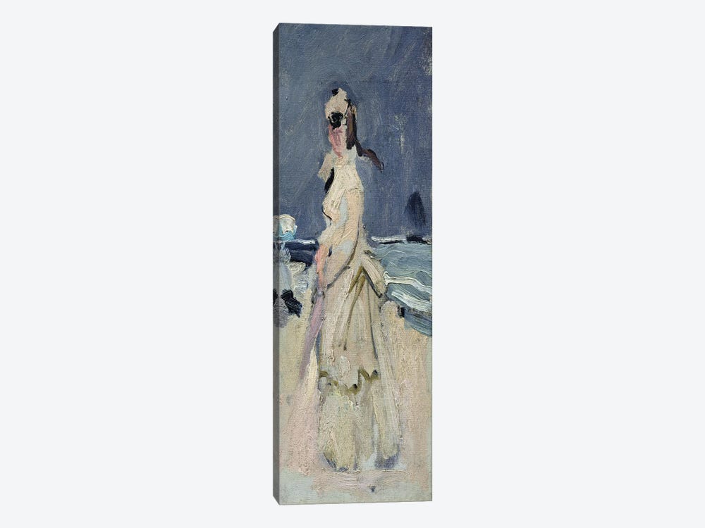 Camille on the Beach, 1870-71  by Claude Monet 1-piece Canvas Wall Art