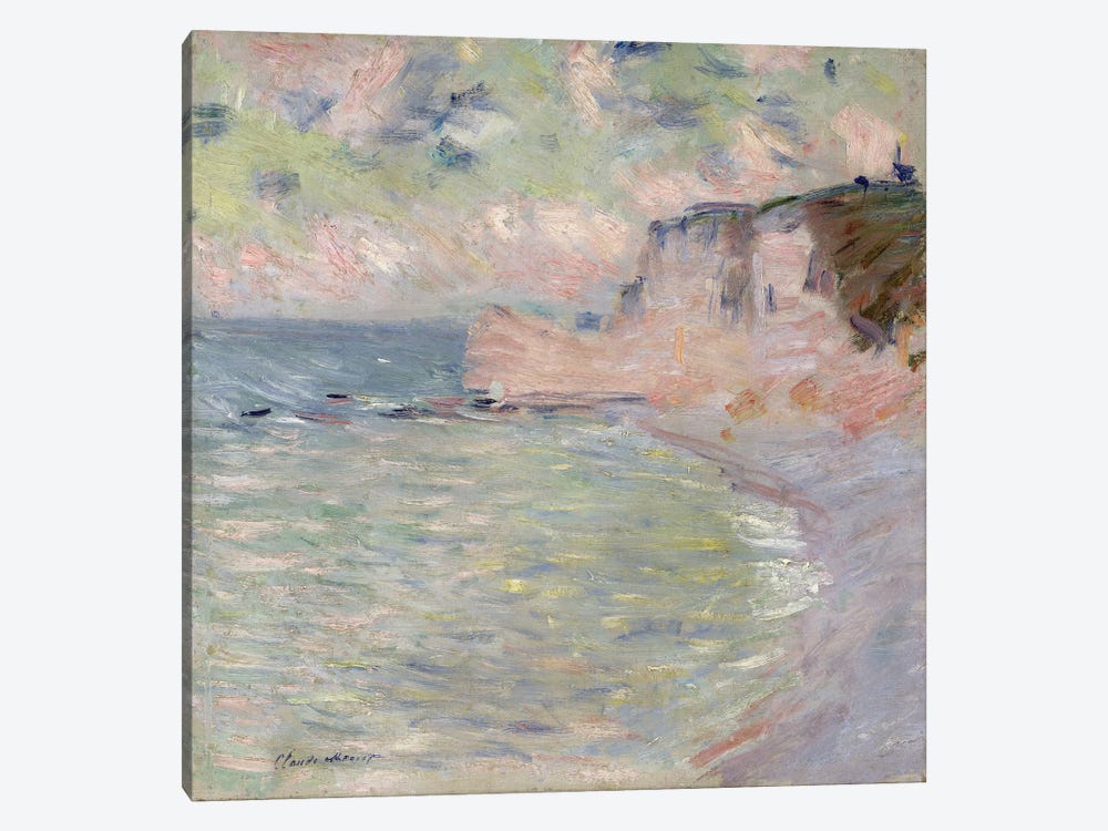 Cliffs and the Porte d'Amont, Morning Effect, 1885  1-piece Canvas Art