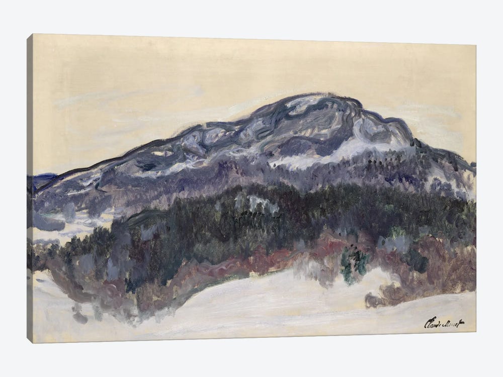 Mount Kolsaas, Norway, 1895  1-piece Canvas Print