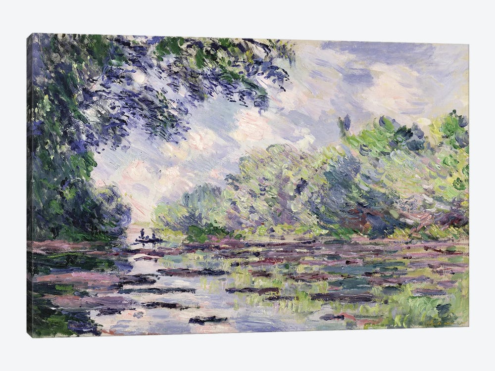 The Seine at Giverny, 1885  by Claude Monet 1-piece Canvas Artwork