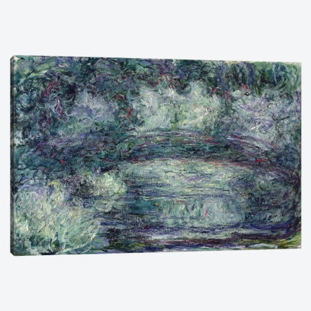The Japanese Bridge, 1918-19   Canvas Print #BMN2426} by Claude Monet Art Print