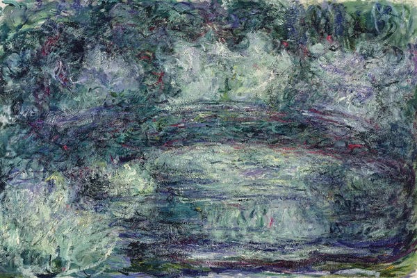 Claude Monet: The Japanese Bridge, 1918-19   by Claude Monet