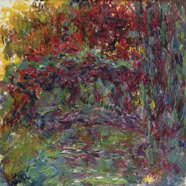 The Japanese Bridge at Giverny, 1918-24  by Claude Monet wall art