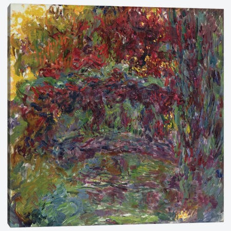 The Japanese Bridge at Giverny, 1918-24  Canvas Print #BMN2427} by Claude Monet Art Print