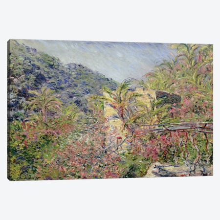 Sasso Valley. Sun Effect, 1884  Canvas Print #BMN2434} by Claude Monet Canvas Artwork