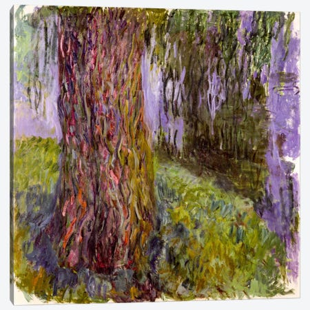 Weeping Willow and the Waterlily Pond, 1916-19  Canvas Print #BMN2435} by Claude Monet Canvas Wall Art