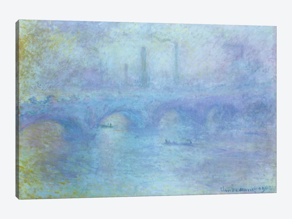Waterloo Bridge, Effect of Fog, 1903  1-piece Canvas Artwork