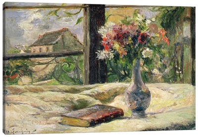 Vase of Flowers  Canvas Art Print - Post-Impressionism Art
