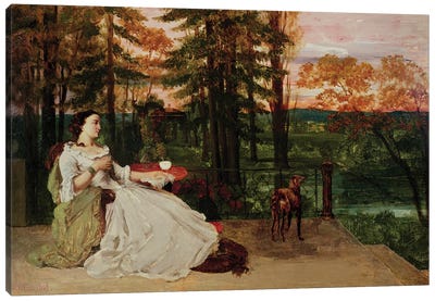 Woman of Frankfurt, 1858  Canvas Art Print