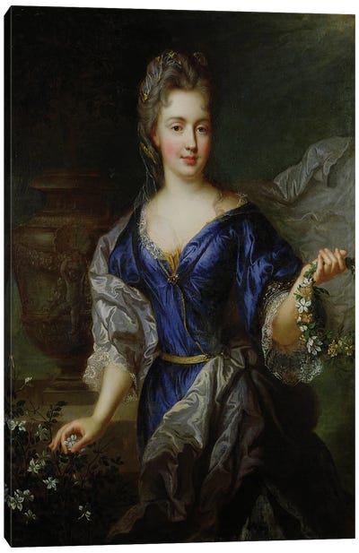 Marie-Anne de Bourbon  Canvas Art Print