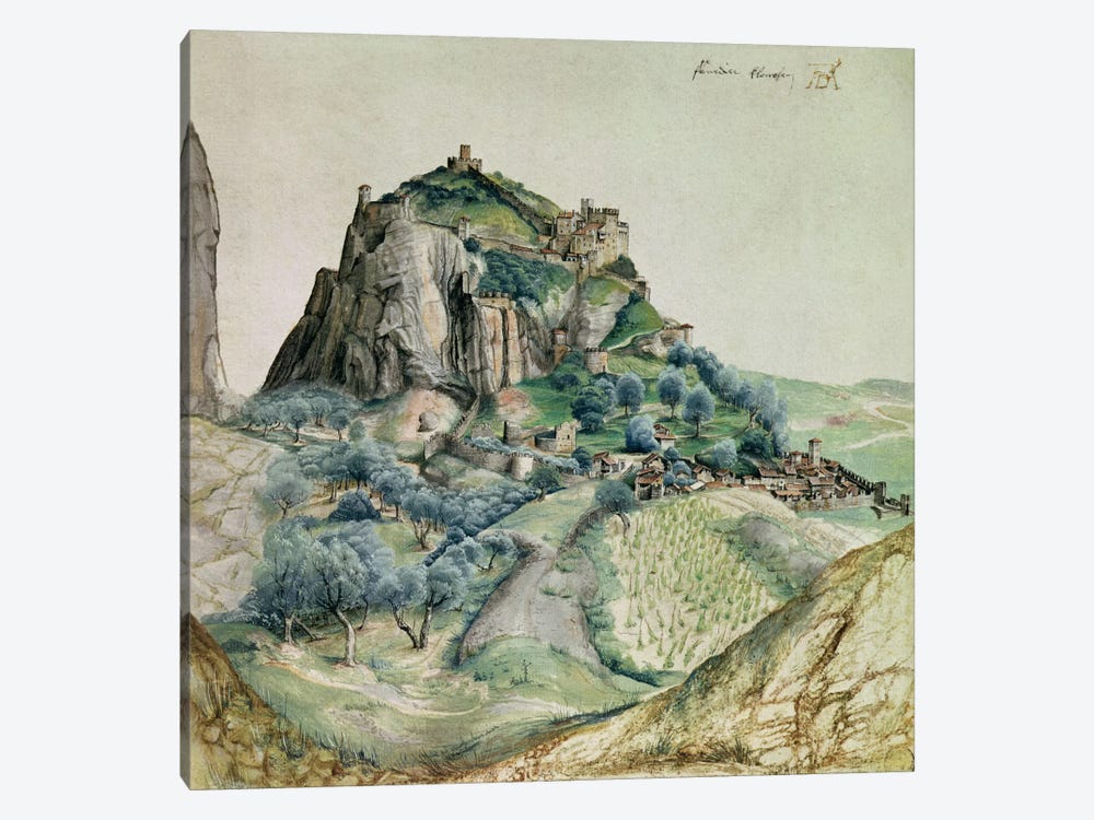 View of the Arco Valley in the Tyrol, 1495  by Albrecht Dürer 1-piece Canvas Print