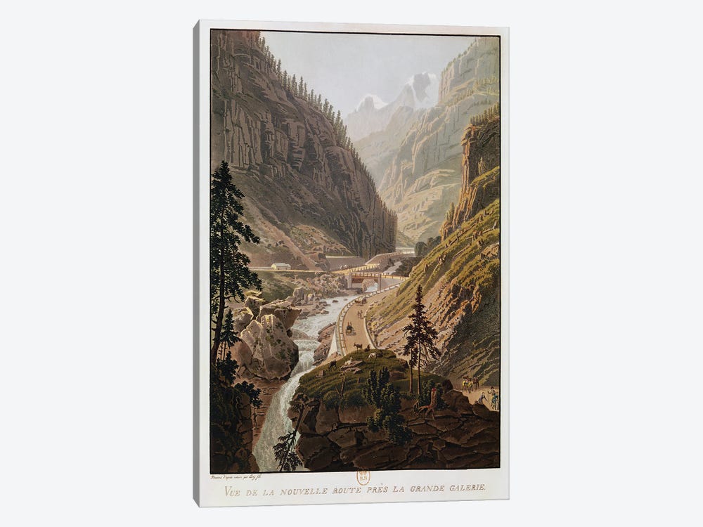 View of the New Simplon Pass, 1811  1-piece Art Print