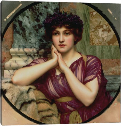 A Classical Beauty, 1901  Canvas Art Print